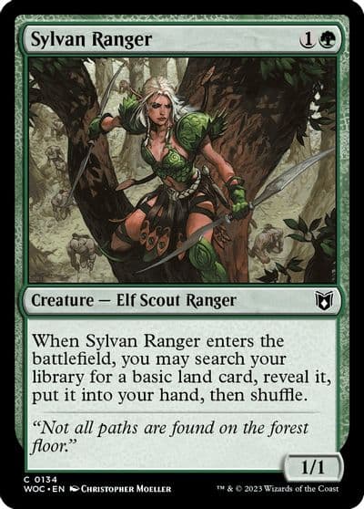 Sylvan Ranger Commander: Wilds of Eldraine Magic card