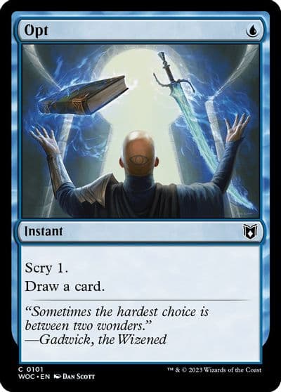 Opt Commander: Wilds of Eldraine Magic card