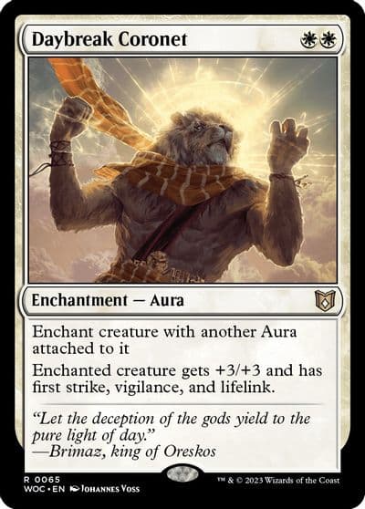 Daybreak Coronet Commander: Wilds of Eldraine Magic card