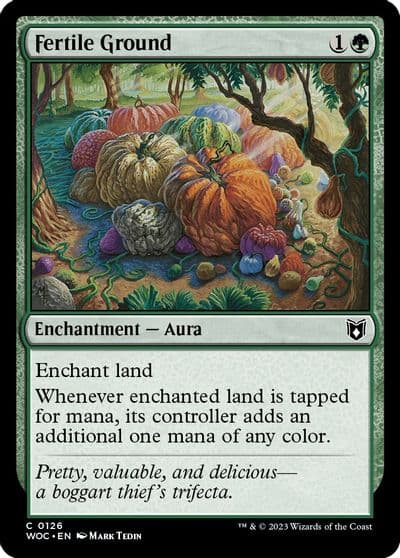 Fertile Ground Commander: Wilds of Eldraine Magic card