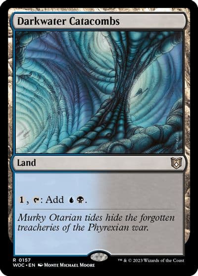 Darkwater Catacombs Commander: Wilds of Eldraine Magic card
