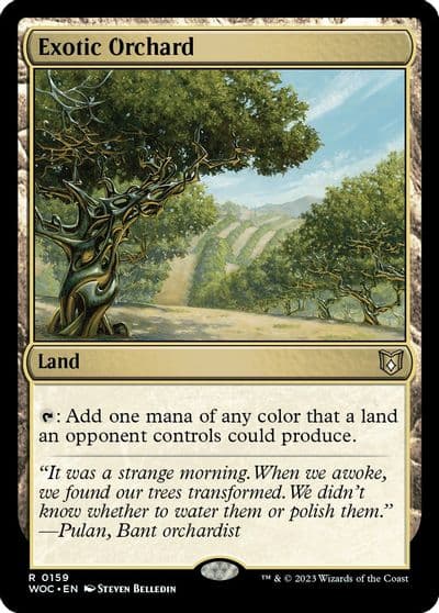 Exotic Orchard Commander: Wilds of Eldraine Magic card