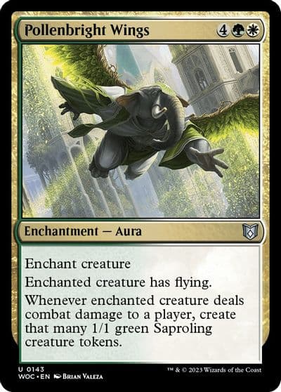 Pollenbright Wings Commander: Wilds of Eldraine Magic card