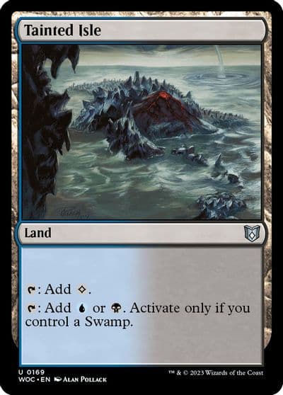 Tainted Isle Commander: Wilds of Eldraine Magic card