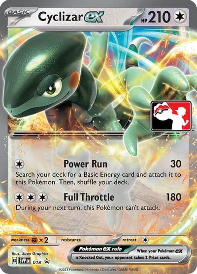 Cyclizar ex Prize Pack Series Cards Pokemon card