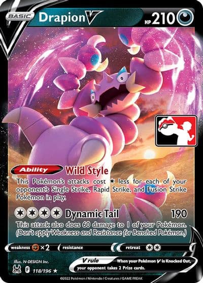 Drapion VSTAR Prize Pack Series Cards Pokemon card