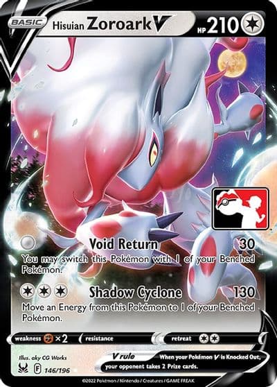 Hisuian Zoroark V Prize Pack Series Cards Pokemon card