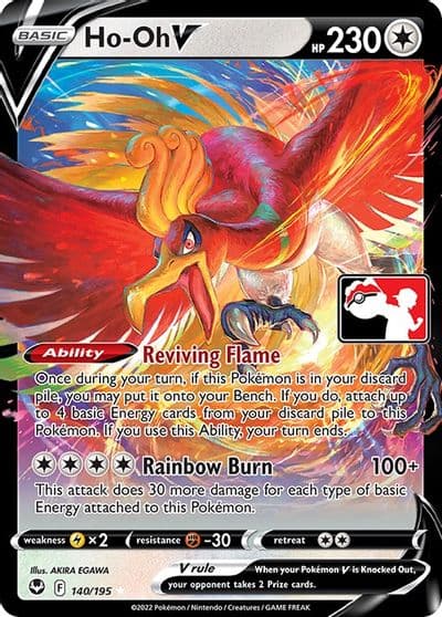 Ho-Oh V Prize Pack Series Cards Pokemon card