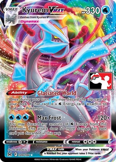 Kyurem VMAX Prize Pack Series Cards Pokemon card