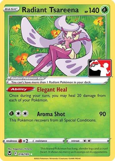Radiant Tsareena Prize Pack Series Cards Pokemon card