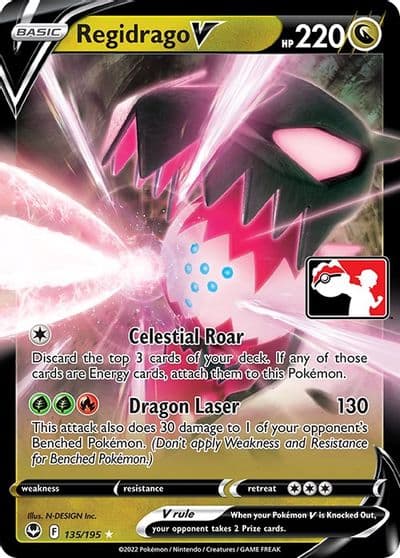 Regidrago V Prize Pack Series Cards Pokemon card