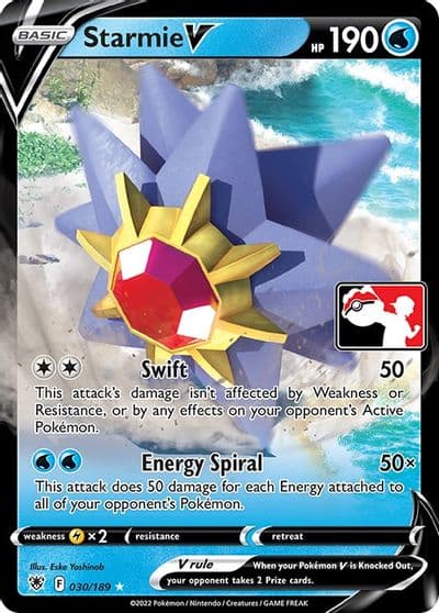 Starmie V Prize Pack Series Cards Pokemon card