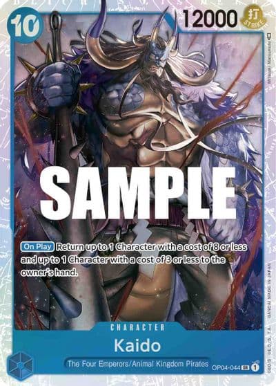 Kaido Kingdoms of Intrigue One Piece card