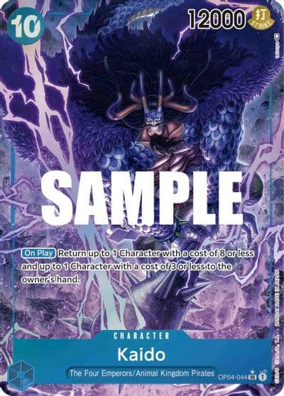 Kaido Alternate Art Kingdoms of Intrigue One Piece card