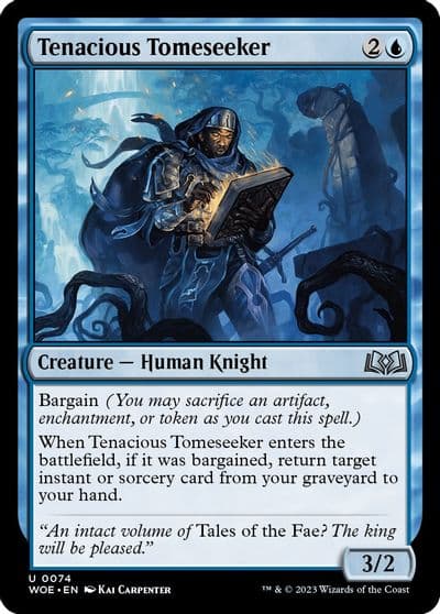 Tenacious Tomeseeker Wilds of Eldraine Magic card