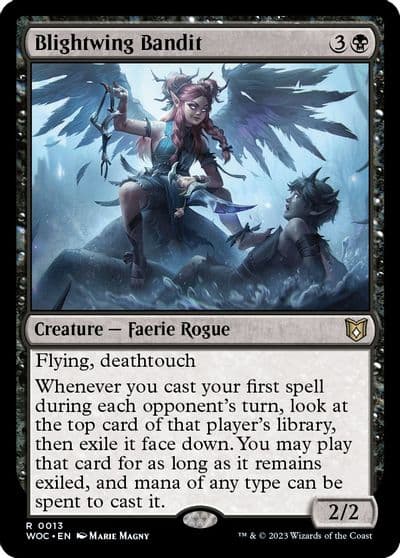 Blightwing Bandit Commander: Wilds of Eldraine Magic card