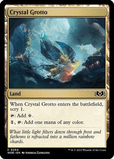 Crystal Grotto Wilds of Eldraine Magic card