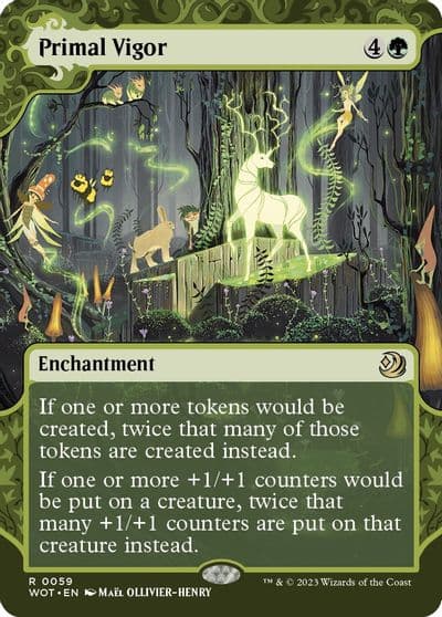 Primal Vigor Wilds of Eldraine: Enchanting Tales Magic card