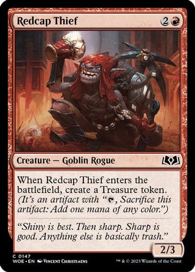 Redcap Thief Wilds of Eldraine Magic card