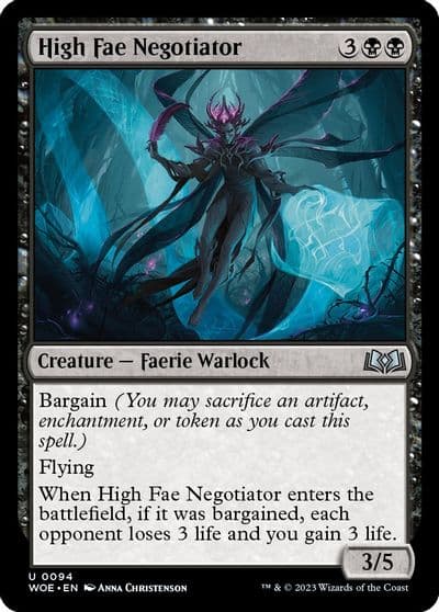 High Fae Negotiator Wilds of Eldraine Magic card