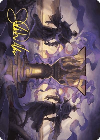 Court of Locthwain Art Card Gold Stamped Signature Art Series: Wilds of Eldraine Magic card