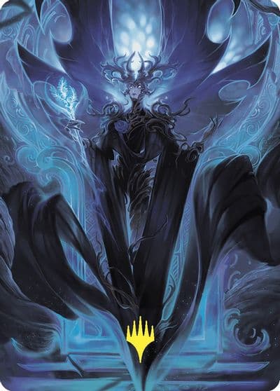 Talion the Kindly Lord Art Card Gold Stamped Planeswalker Symbol Art Series: Wilds of Eldraine Magic card