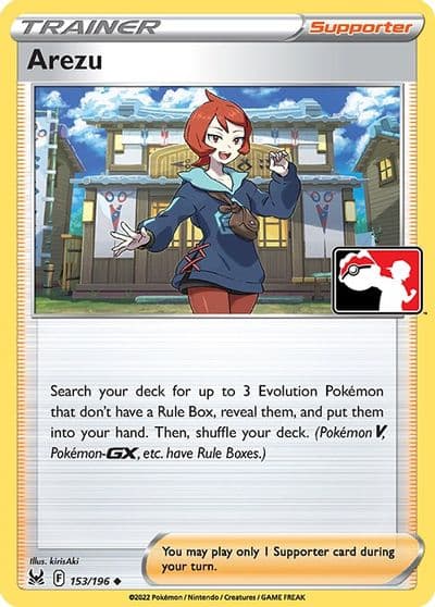 Arezu Prize Pack Series Cards Pokemon card