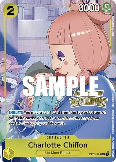 Charlotte Chiffon Online Regional 2023 Participant One Piece Promotion Cards One Piece card