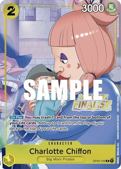 Charlotte Chiffon Online Regional 2023 Finalist One Piece Promotion Cards One Piece card