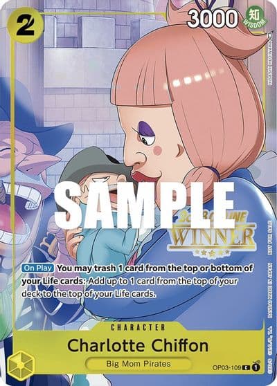 Charlotte Chiffon Online Regional 2023 Winner One Piece Promotion Cards One Piece card
