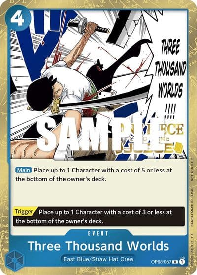 Three Thousand Worlds Judge Pack Vol 2 One Piece Promotion Cards One Piece card