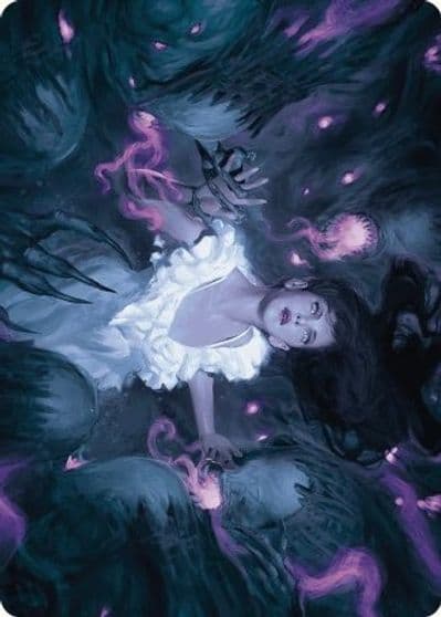 Neva Stalked by Nightmares Art Card Art Series: Wilds of Eldraine Magic card
