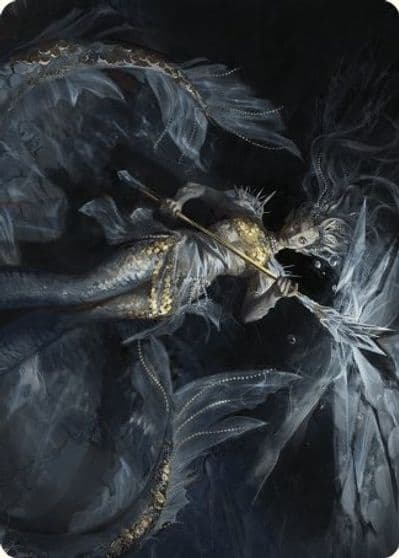 Sharae of Numbing Depths Art Card Art Series: Wilds of Eldraine Magic card