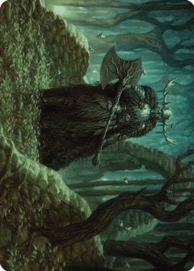 Mosswood Dreadknight Art Card Art Series: Wilds of Eldraine Magic card