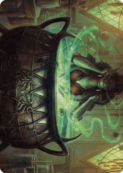 Agathas Soul Cauldron Art Card Art Series: Wilds of Eldraine Magic card