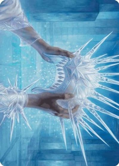 Hyldas Crown of Winter Art Card Art Series: Wilds of Eldraine Magic card