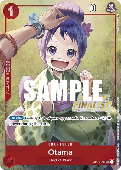 Otama Offline Regional 2023 Finalist One Piece Promotion Cards One Piece card