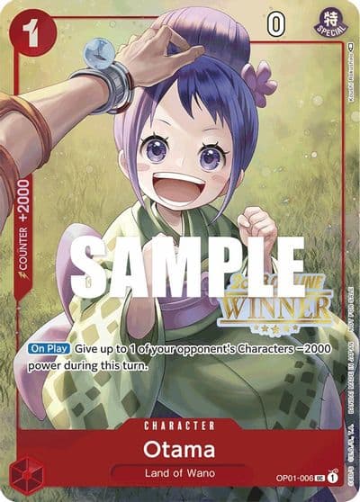 Otama Offline Regional 2023 Winner One Piece Promotion Cards One Piece card