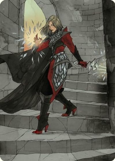 Rowan Scion of War Art Card 59 81 Art Series: Wilds of Eldraine Magic card
