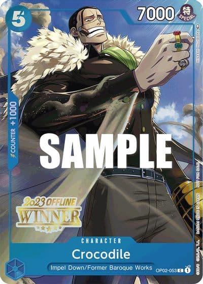 Crocodile Offline Regional 2023 Winner One Piece Promotion Cards One Piece card