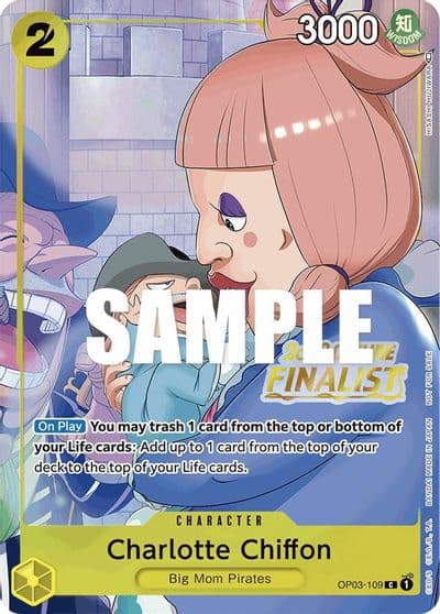 Charlotte Chiffon Offline Regional 2023 Finalist One Piece Promotion Cards One Piece card