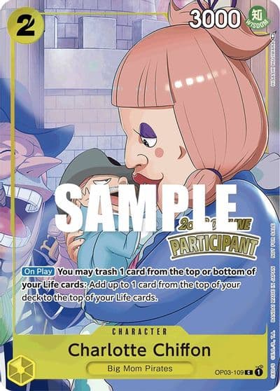 Charlotte Chiffon Offline Regional 2023 Participant One Piece Promotion Cards One Piece card