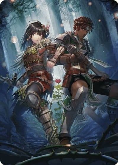 Defense of the Heart Art Card Art Series: Wilds of Eldraine Magic card