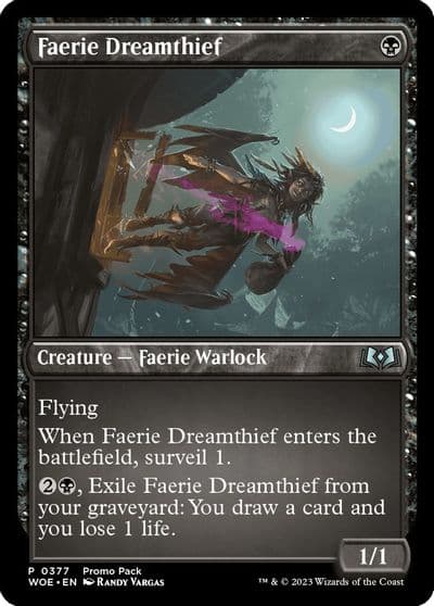 Faerie Dreamthief Promo Pack: Wilds of Eldraine Magic card