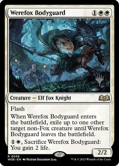 Werefox Bodyguard Promo Pack: Wilds of Eldraine Magic card