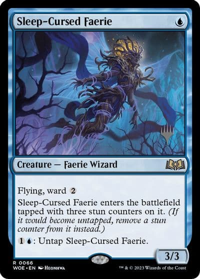 Sleep Cursed Faerie Promo Pack: Wilds of Eldraine Magic card