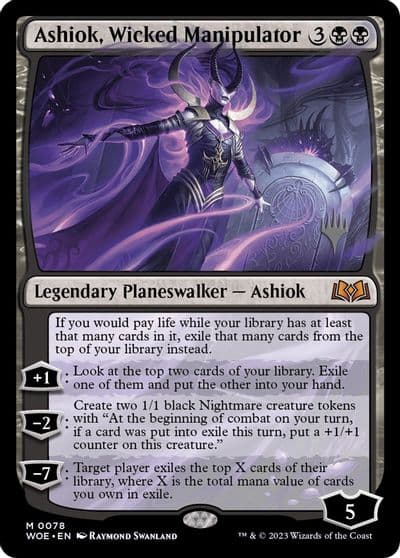Ashiok Wicked Manipulator Promo Pack: Wilds of Eldraine Magic card