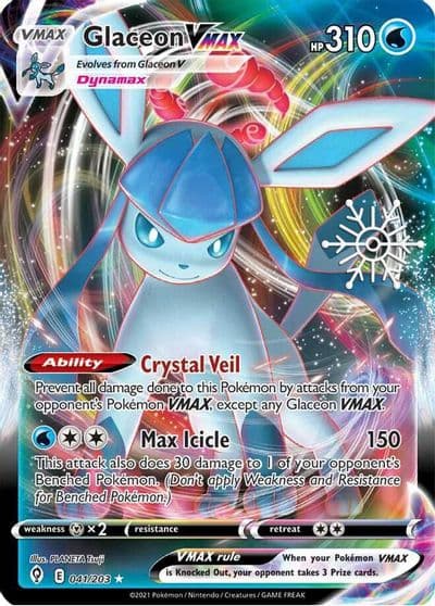 Glaceon VMAX (Holiday Calendar) Miscellaneous Cards & Products Pokemon card