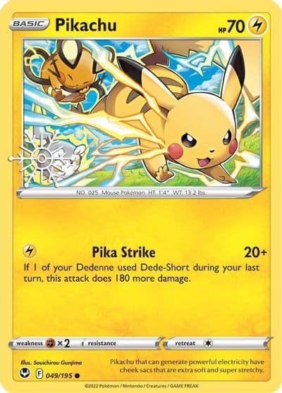 Pikachu (Holiday Calendar) Miscellaneous Cards & Products Pokemon card