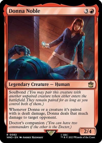 Donna Noble Universes Beyond: Doctor Who Magic card